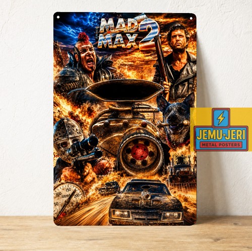 Poster metallo per film mad - in,