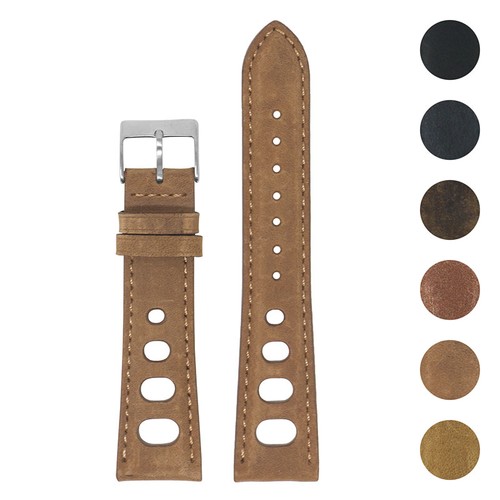 Cinturino orologio rally pelle