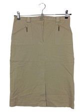 MARIELLA ROSATI gonna donna a pieghe gonna midi beige taglia 44/XXL elegante business