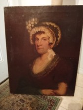 dipinto olio ritratto donna