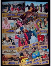 fotobuste LA CINTURA DI CASTITA' monica vitti tony renis garrani F416