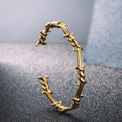 Bracciale uomo filo spinato - filo,