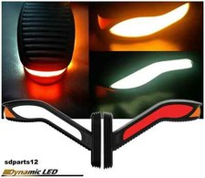 2x Luci Ingombro LED Bianco Rosso Arancione 12/24V Camion Rimorchio Camion 19cm
