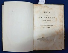 1805 - INNI DI CALLIMACO