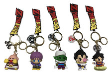 DRAGON BALL Z PORTACHIAVI IN GOMMA 5/6 CM 3D KEYCHAIN GOKU VEGETA TRUNKS JUNIOR