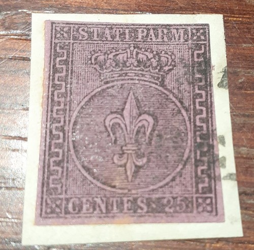 Parma 1852 giglio borbonico - 1852, 25