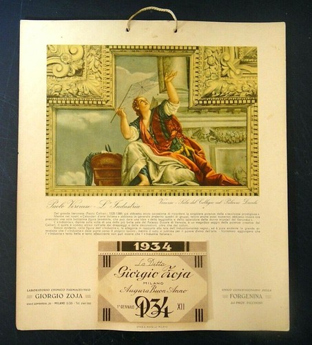 1934 raro calendario - raro,