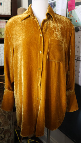 Camicia tunica velluto