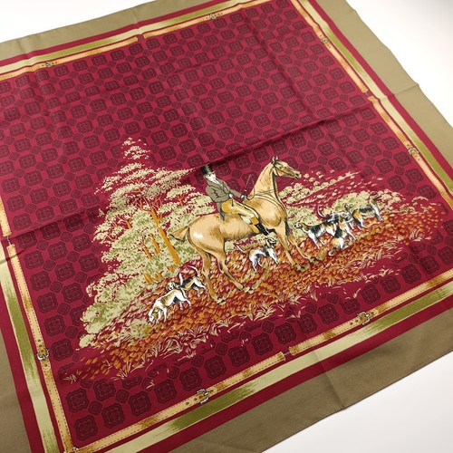 Foulard vintage rosso - foulard,