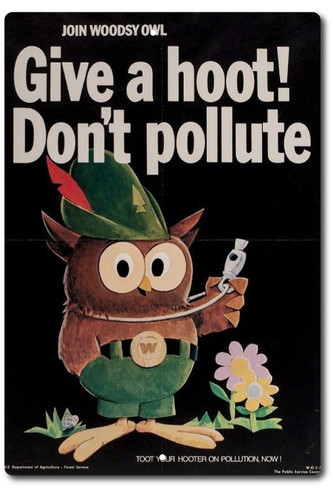 Insegna divertente give hoot - divertente,