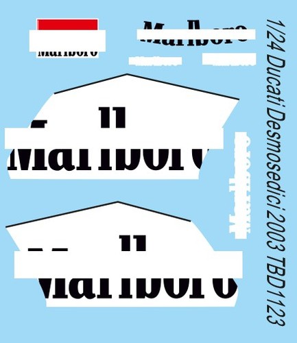 Decals per ducati - 1/24 decals,