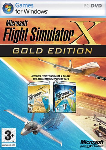 Flight simulator gold - x,