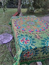 Tovaglia copritavolo ricamata India