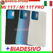 XIAOMI MI 11T / MI 11T PRO POSTERIORE SCOCCA VETRO BACK COVER COPRI BATTERIA PER