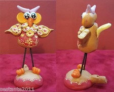 GUFO FISCHIETTO TERRACOTTA