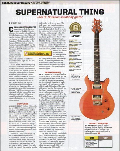Chitarra prs santana - chitarra,