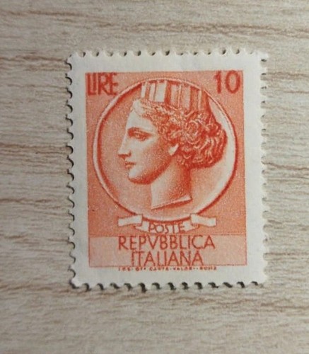 Francobollo lire serie - 10,