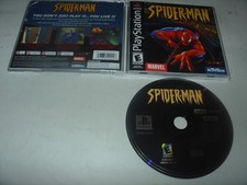Spider-Man (Sony PlayStation 1, 2000) Black Label PS1 completo testato funzionante