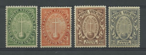 Vaticano 1933 anno santo - santo, 4v