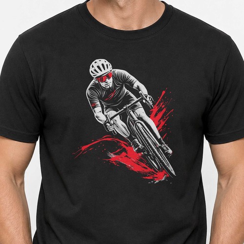 Shirt uomo gravelbike action - t-shirt,