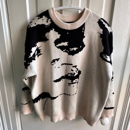 Maglione maglia oversize - , viso