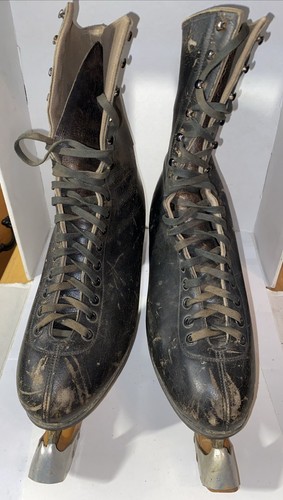 Stivali neri vintage harlick - stivali,