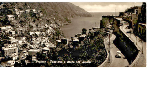 Positano panorama strada per - positano,