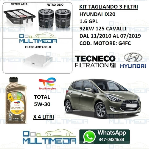 Kit tagliando filtri - tagliando, 3