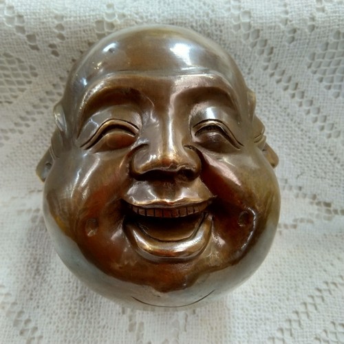 Testa buddah orientale - testa, di