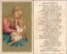 WW2 RARO SANTINO MILITARE-INVOCAZIONE ALLA VERGINE X I SOLDATI COMBATTENT-N.4639