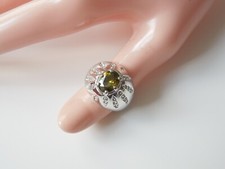 Anello Acciaio Colore Pietra