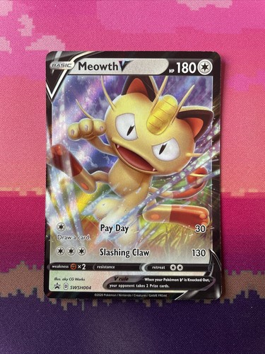 Pokemon card meowth swsh004 - meowth,