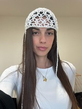 Crochet Mesh Skull Cap Mesh