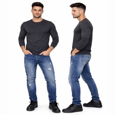 Jeans uomo Denim strappati