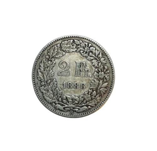 Svizzera franchi 1886 - franchi, b