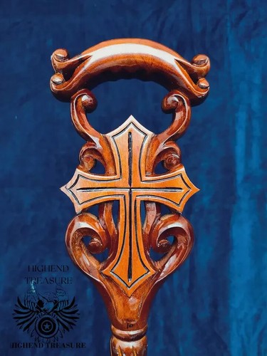 Bastone legno artigianale - bastone, in