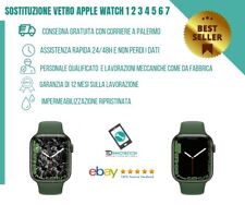 CAMBIO SOSTITUZIONE VETRO TOUCH DISPLAY APPLE WATCH 1 2 3 4 5 6 SE 7 8