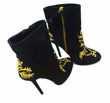 ZARA STIVALETTI NERI IN PELLE