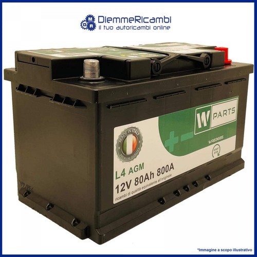 Batteria auto agm - 80, ah
