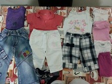 LOTTO 29 STOCK 11 PEZZI BIMBA, BAMBINA, NEONATA, VESTITI 12-24 MESI