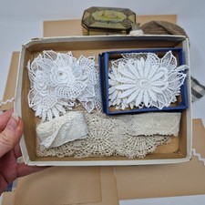 Antico lotto orli in pizzo