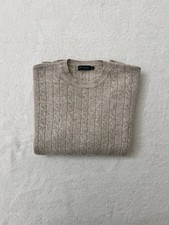 Maglione a Trecce Beige
