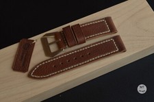 26 mm Cinturino pelle marrone