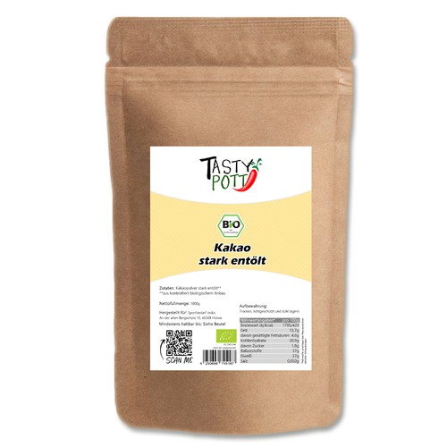 Tasty pott cacao - cacao, biologico