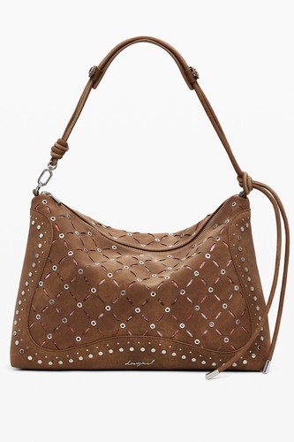 Desigual borsa donna marrone - desigual,