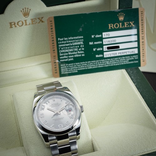 Rolex datejust 116200 full - datejust,
