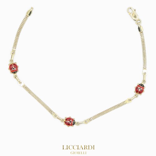 Bracciale kids coccinelle oro