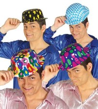 Cappello bombetta colorata in