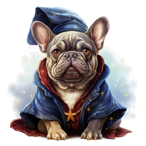 Bulldog francese cane - , auto