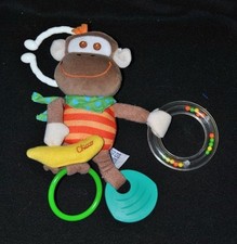 Peluche doudou singe